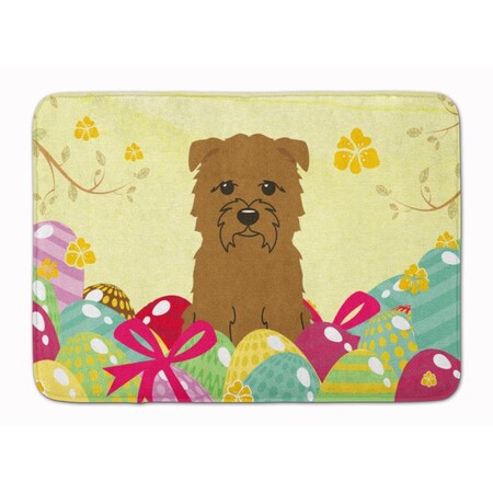 Carolines Treasures Easter Eggs Glen of Imal Tan Machine Washable Memory Foam Mat BB6060RUG